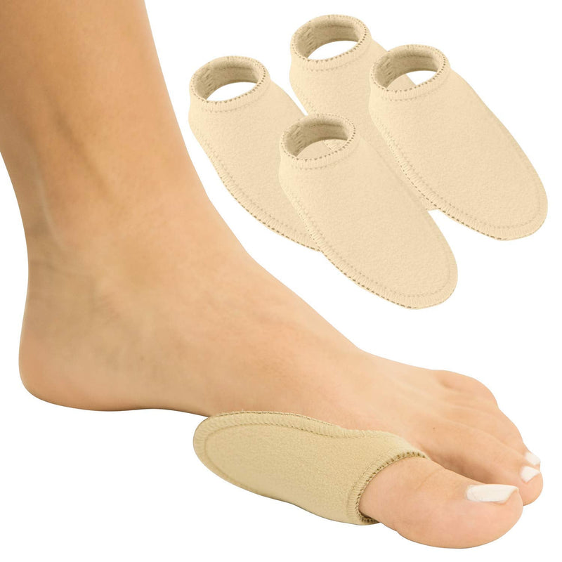 [Australia] - ViveSole Bunion Corrector Guard (4 Pack) - Big Toe Separator for Foot Pain Relief - Spacer Brace for Women and Men - Hallux Valgus Cushion Pads - Soft Gel Orthopedic Support - Straightener Protector 