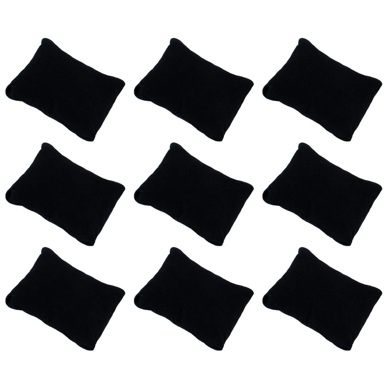 [Australia] - AUEAR, Velvet Bracelet Watch Pillow Black Jewelry Pillows Watch Bracelet Bangle Cushions Display Stand Set for Box (10 Pcs) 10 Pcs 