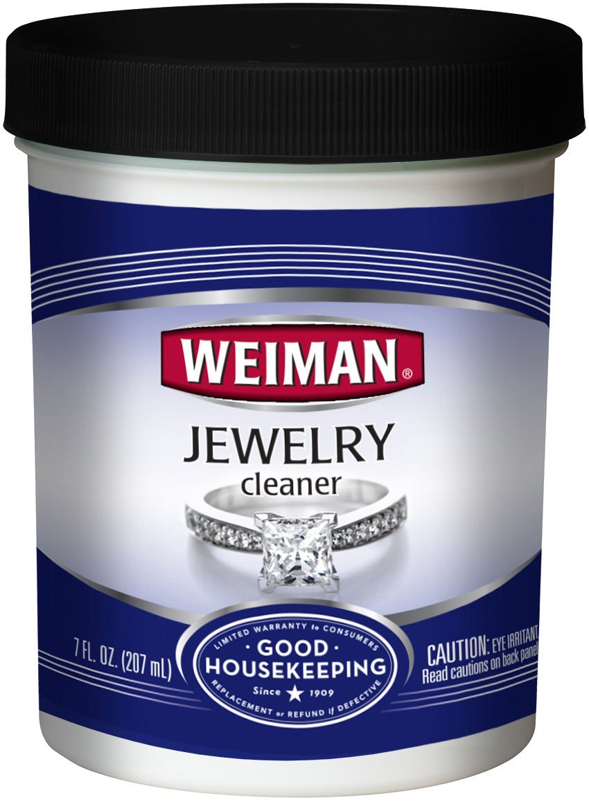[Australia] - Weiman Jewelry Cleaner Liquid – Restores Shine and Brilliance to Gold, Diamond, Platinum Jewelry & Precious Stones – 7 fl. oz. 