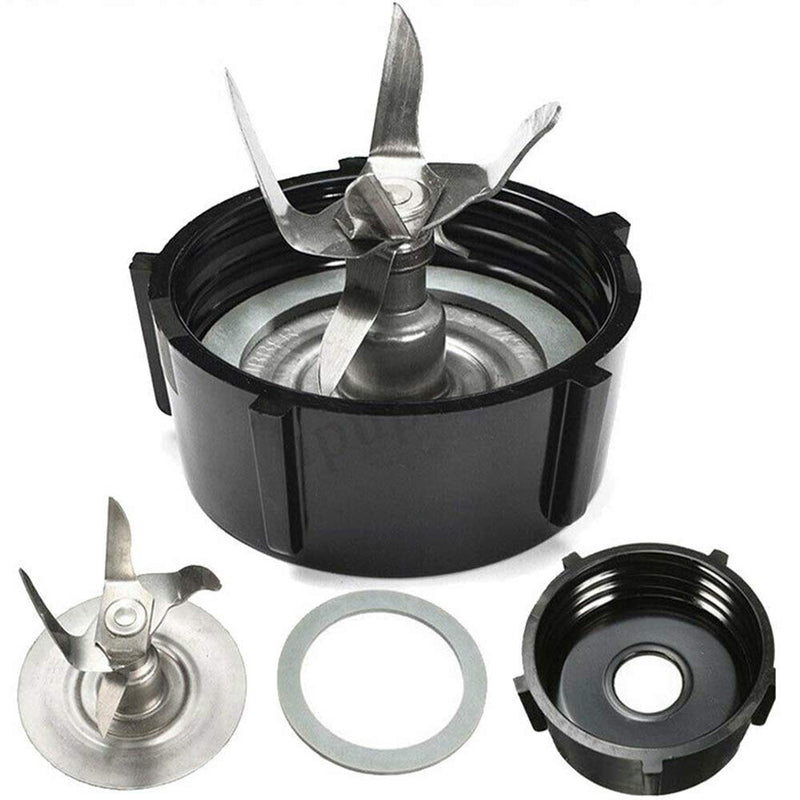 [Australia] - Blender Blade for Oster Osterizer with Rubber Seal Gasket & 4902 Blender Jar Bottom & 6 Point Fusion Blade 4980 replacement parts by SixElements 