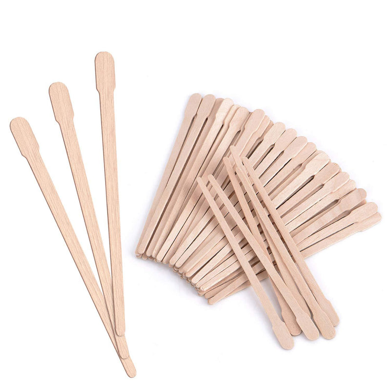 [Australia] - Mibly Wooden Wax Sticks - Eyebrow, Lip, Nose Small Waxing Applicator Sticks for Hair Removal and Smooth Skin - Spa and Home Usage (Pack of 200) Pack of 200 