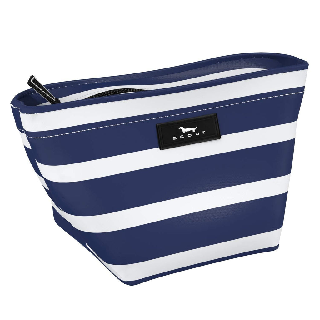 [Australia] - SCOUT Crown Jewels Makeup Pouch, Small Makeup, Accessory and Cosmetic Bag for Purse with Zipper Closure Nantucket Navy 
