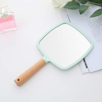 [Australia] - XPXKJ Handheld Mirror with Handle, for Vanity Makeup Home Salon Travel Use (Square, Green) Square green 