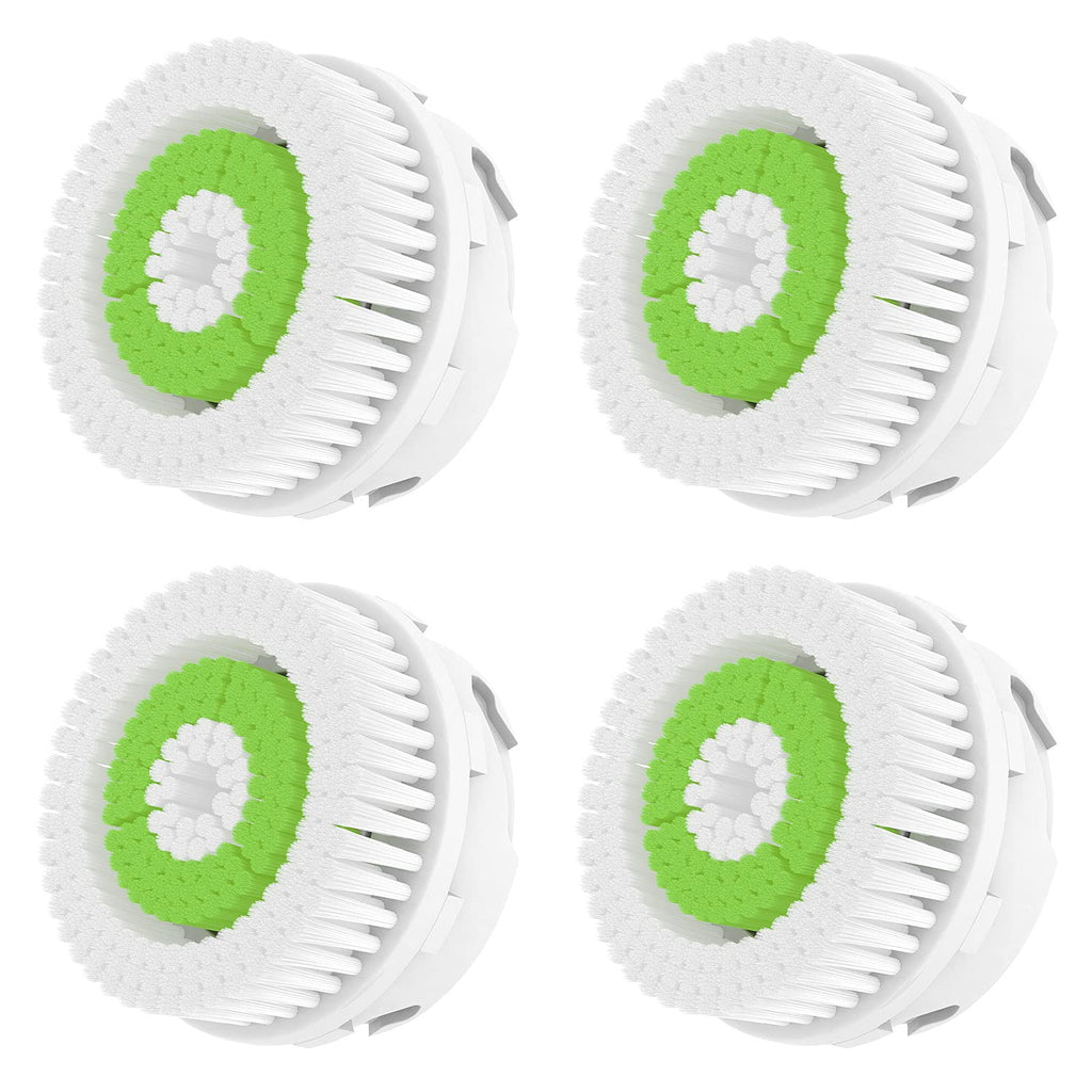 [Australia] - Sierra Clean Replacement Facial Cleansing Brush Heads compatible with Acne Cleanse Brush Head, 4 pack 