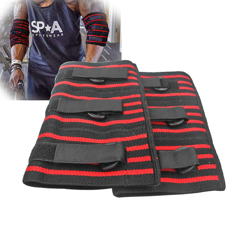 [Australia] - Adjustable Elbow Sleeve, 1 Pair Strong Elebow Support Brace Compression Powerlifting, Weightlifting Man X-Large (1 Pair) 
