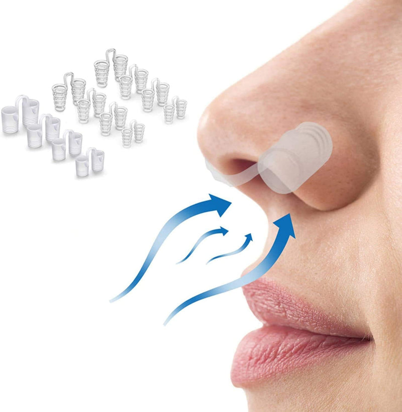 [Australia] - Breathing Relief Nasal Dilator Anti Snore Device - 12 Pack Nose Vents - Simple Snoring Solution for Nose Breathers by JERN (Set of 12) 
