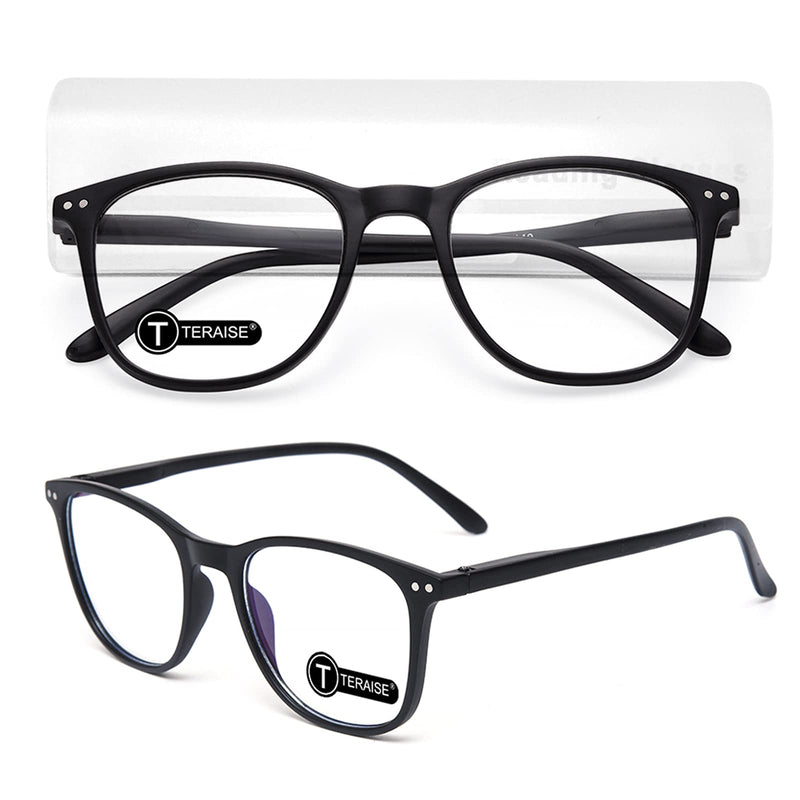[Australia] - TERAISE Reading Glasses Ultralight Readers Women 2PCS Matte Computer Glasses A1-2pack-black 1.5X 