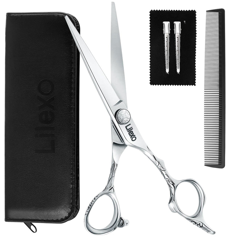 [Australia] - Lilexo Professional Hair Cutting Scissors - Razor Sharp Barber Salon Scissors, 6.5" Hair Shears; Haircut scissors for Hairdressing, Styling and Trimming; Made from Premium Japanese Stainless Steel 