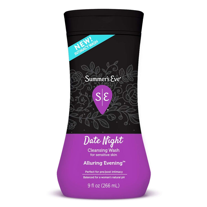 [Australia] - Summer's Eve Date Night Feminine Cleansing Wash, Pre/Post-Intimacy Cleansing, 9 fl oz 9 Fl Oz (Pack of 1) 