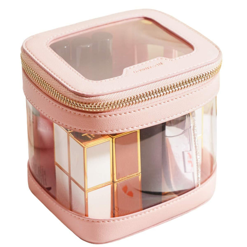 [Australia] - Clear Makeup Bag Small Clear Makeup Box Lipstick Organizer Bag Waterproof Portable Cosmetic Travel Toiletries Bags 