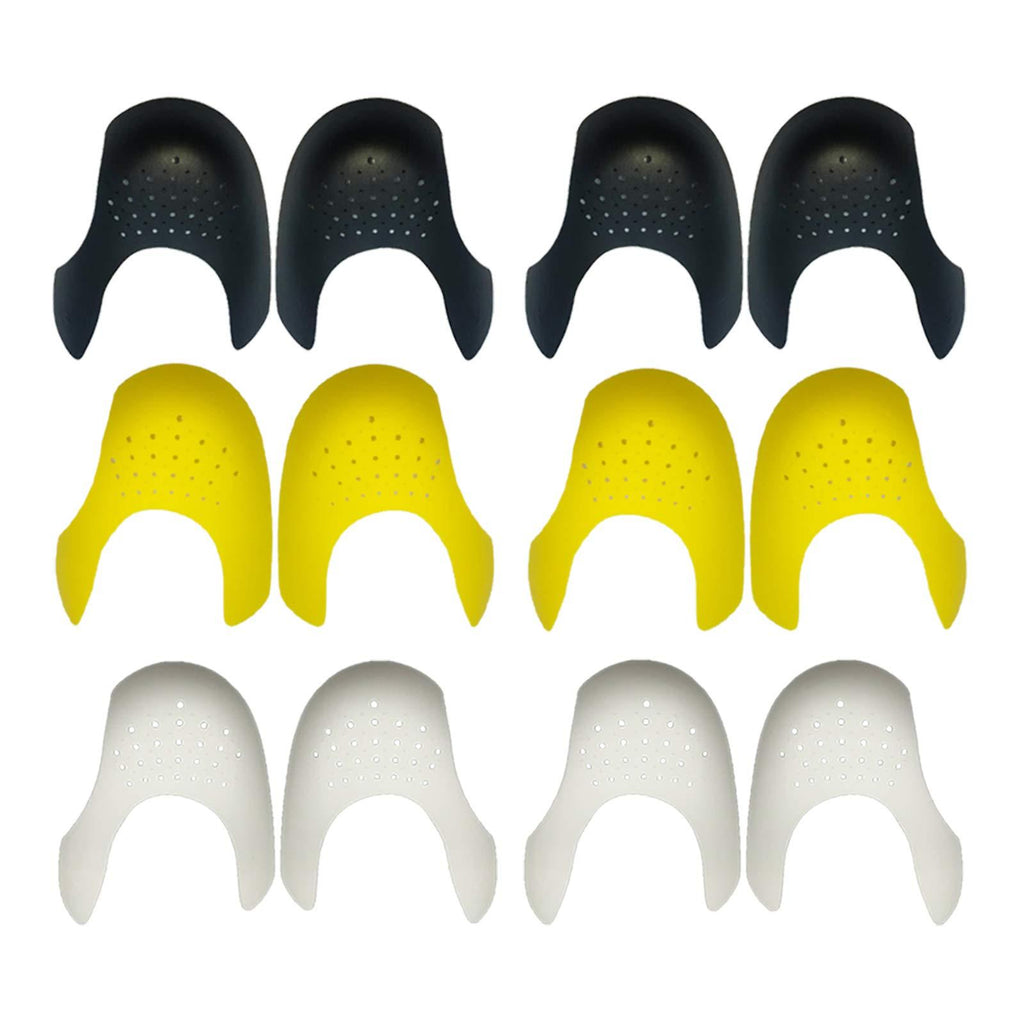 [Australia] - 6 Pairs Shoe Crease Protector, Trimmable Crease Guards with Breathable Venting Holes for Casual Shoes Sneakers Prevent Front Creases Indentation 