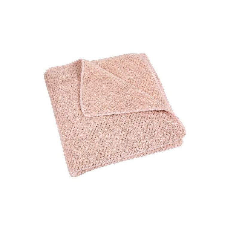 [Australia] - Laojbaba Absorbent Towel, Microfiber, Coral Fleece. Hair Drying Towels Suitable for All Kinds of Hair, Make Your Hair Dry Quickly.(19 X39 inch) 50 X 100cm, Lotus Root Pink 1Pcs 
