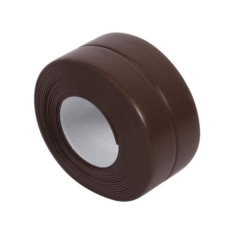 [Australia] - Waterproof Tape Caulk Caulk Strip 3.2m Sealant Tape Flexible Self Adhesive Tape Sealing Strip for Kitchen Bathroom Toilet Wall Sink Basin Edge(22mm x 3.2m-Brown) 
