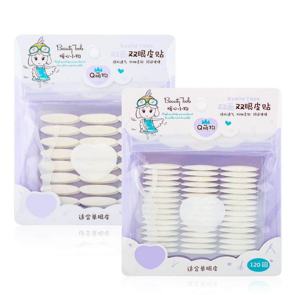 [Australia] - Natural Ultra Invisible Double Sides Sticky Eyelid Tapes Stickers, Medical-use Fiber Eyelid Strips, Instant lift Eye Lid Without Surgery, Perfect for Saggy Hooded, Droopy, Uneven, Mono-eyelids 