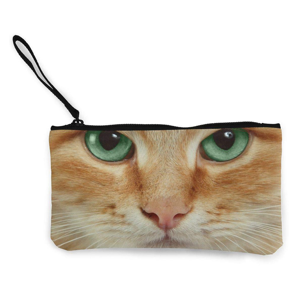 [Australia] - Makeup Bag Cat Kitten Eye Print Cosmetic Toiletry For Women Men Travel Bag 