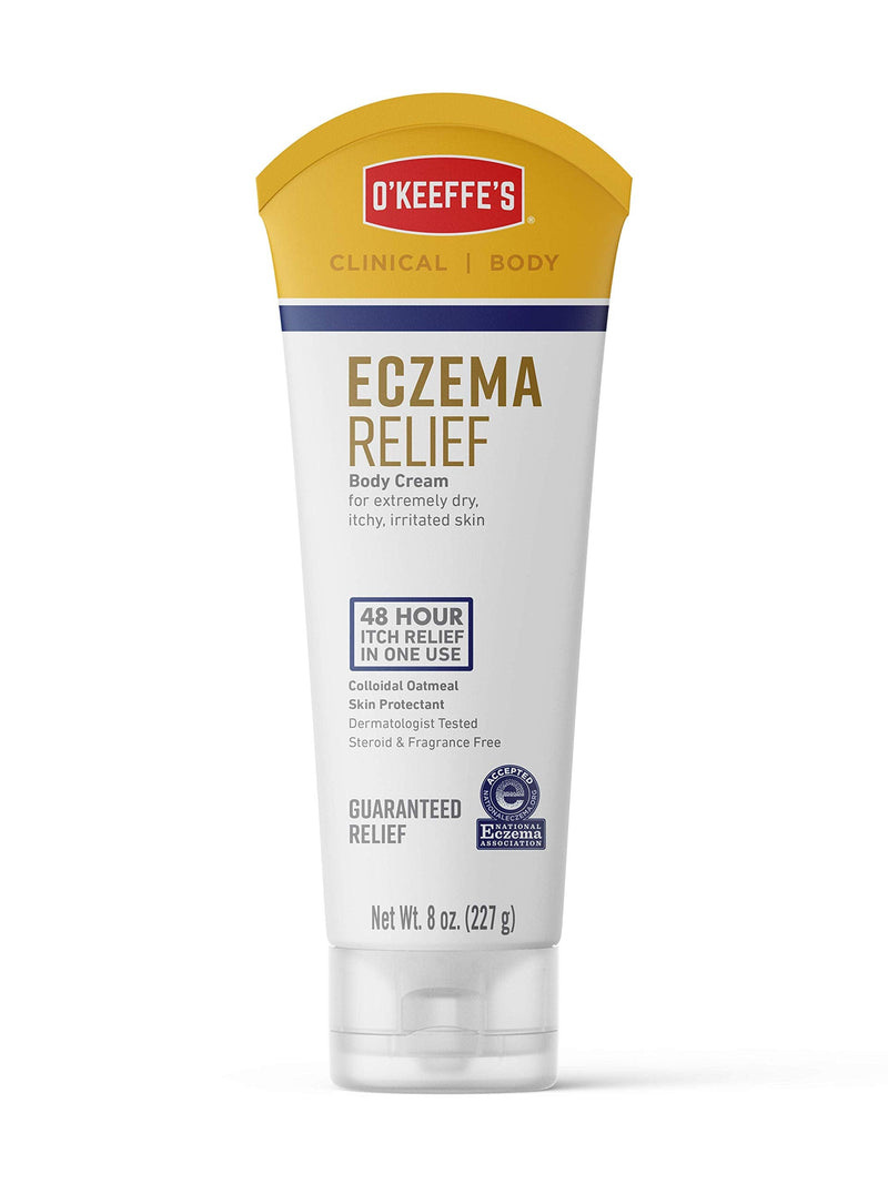 [Australia] - O'Keeffe's Eczema Relief Skin Protectant Body Cream, 8 Ounce Tube 