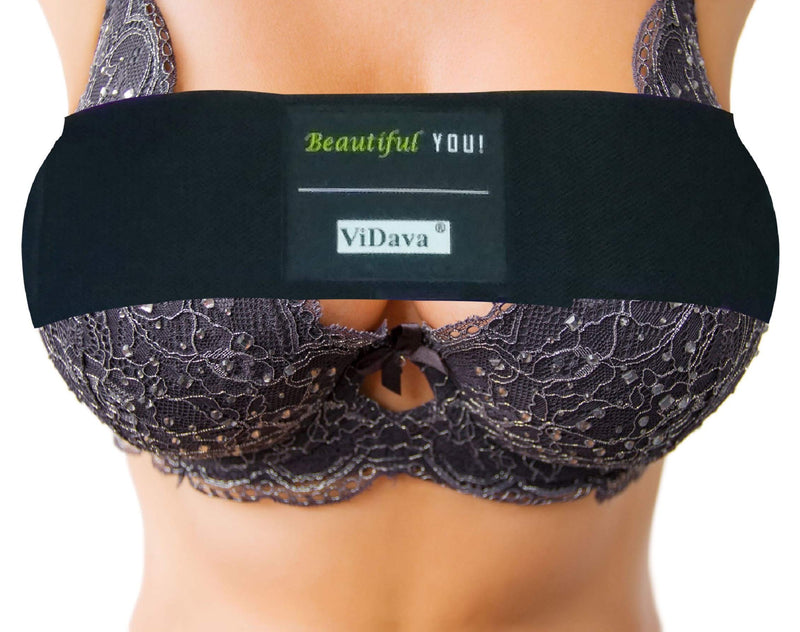 [Australia] - ViDava Breast Implant Stabilizer Band, Post Surgery Augmentation and Reduction Strap, High Impact Support Band, Soft Breathable Fabric, One Size Fits Most 