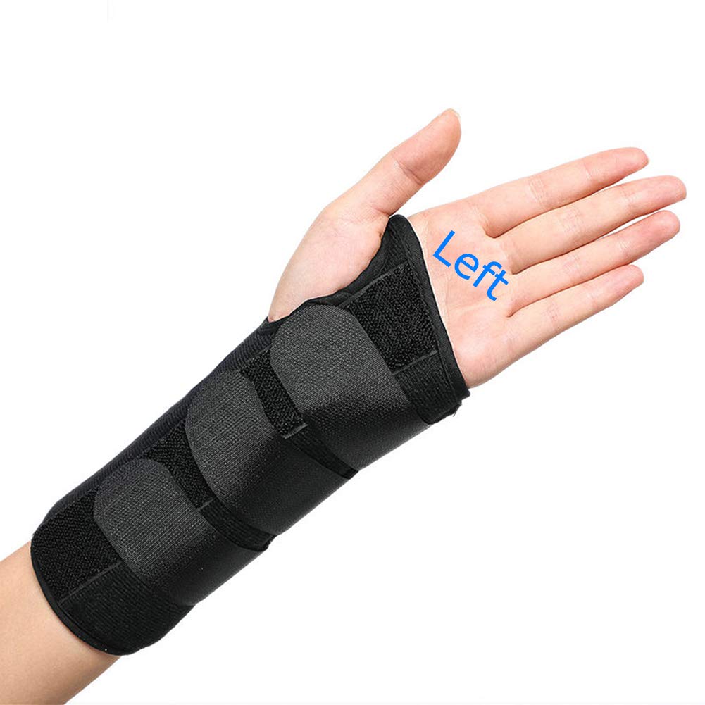 [Australia] - TANDCF Wrist Brace for Carpal Tunnel,Adjustable Night Wrist Support Brace with Splints Left Hand For Women & Men,Suitable For Injuries,Arthritis,Wrist Pain,Sprain,Sports(LH/Large/X-Large) 