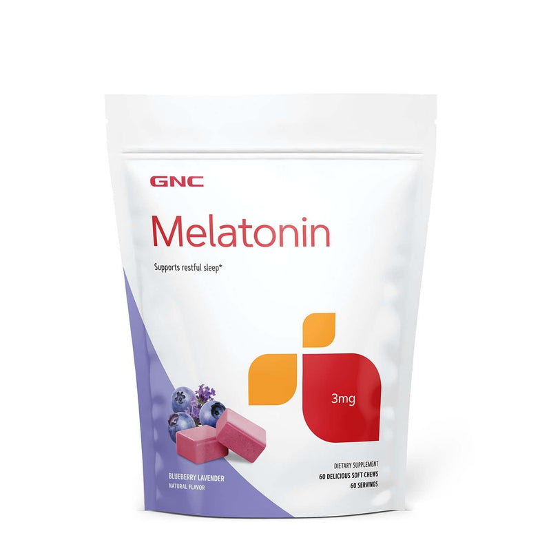 [Australia] - GNC Melatonin - Blueberry Lavender - 60 Soft Chews 