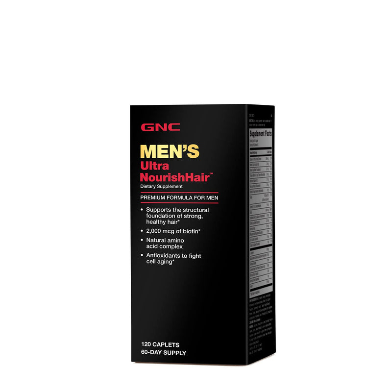 [Australia] - GNC Men's Ultra NourishHair Supplement - 120 Caplets 