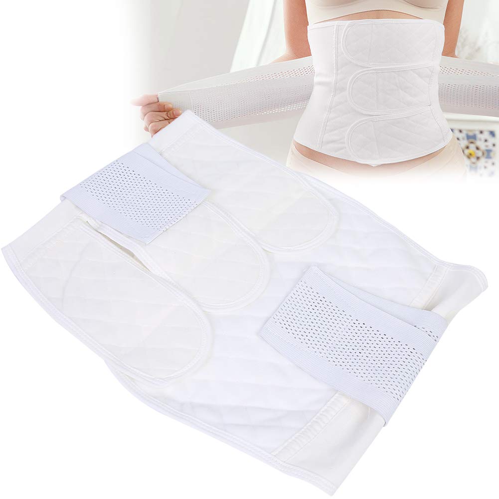 [Australia] - ZJchao Postnatal Belly Belt, 3 in 1 Cotton Postpartum Support Recovery Belly Wrap Waist/Pelvis Belt Body Shaper Postnatal Shapewear (M) M 