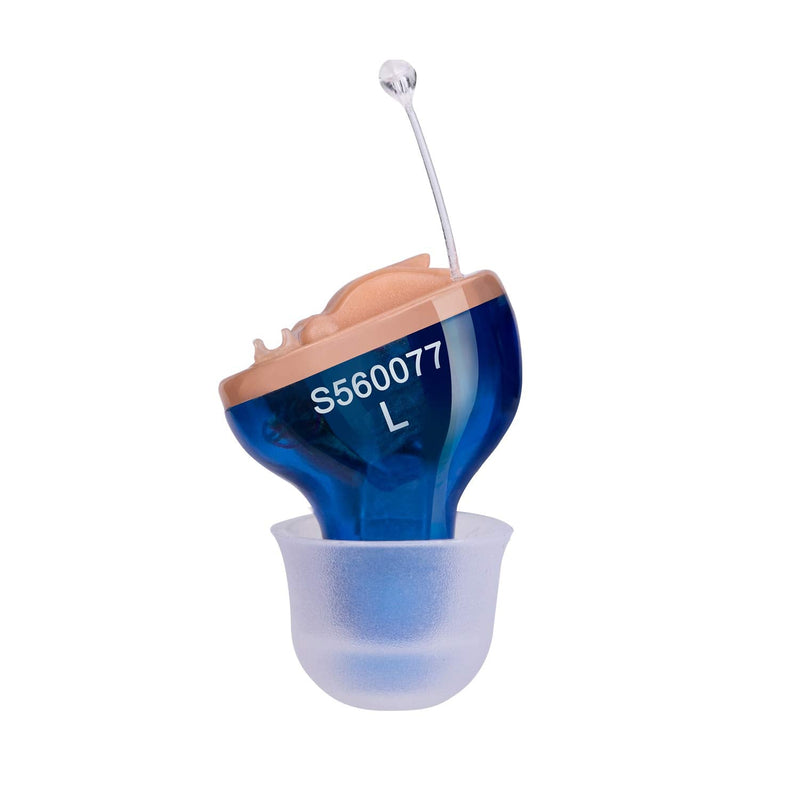 [Australia] - Hearing Amplifier for Seniors Adults Noise-Cancelling - Miracle Ear Amplifier Invisible Sound Amplifier Digital Hearing Enhancement Devices As Seen On TV Hearing Aid Cleaning Tools Included (Blue) Blue 