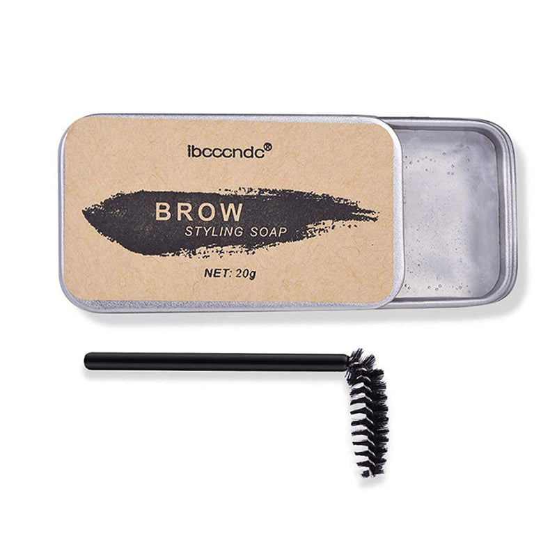 [Australia] - Eyebrow Soap, 3D Brows Styling Soap, Transparent Long Lasting Natural Eyebrow Wax Eyebrow Gel 