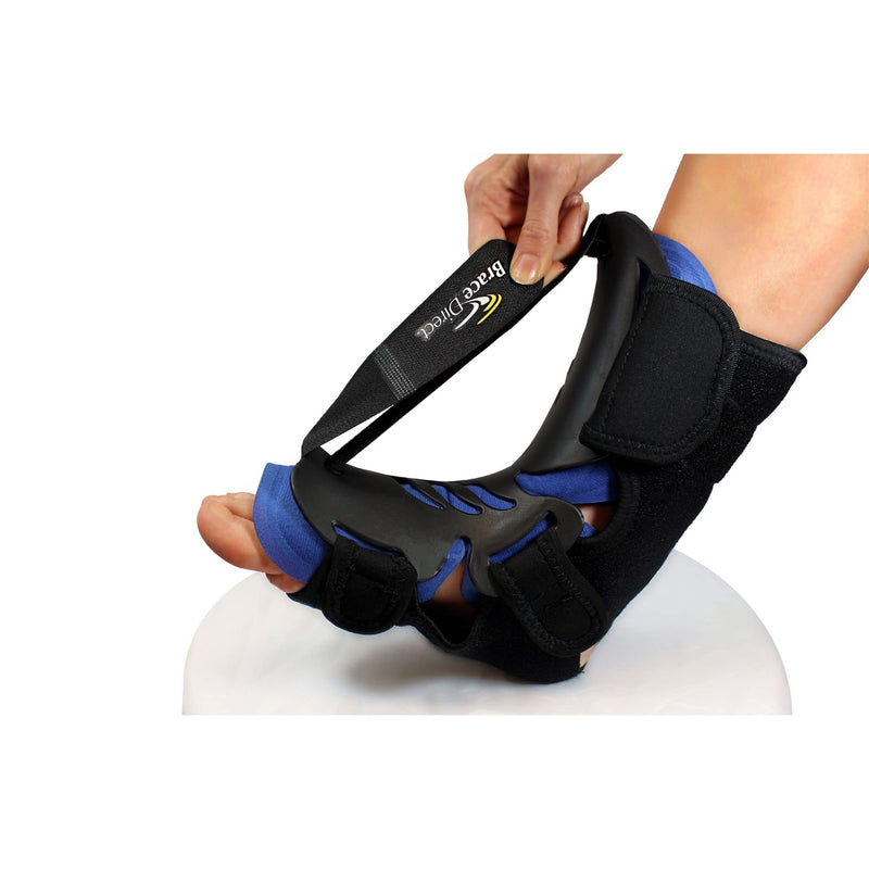 [Australia] - Hybrid Adjustable Night Splint Orthotic Brace- Pain Relief from Plantar Fasciitis, Heel Pain, Arch Pain, Achilles Tendinitis, and Foot Drop by Brace Direct Large/X-Large (Pack of 1) 