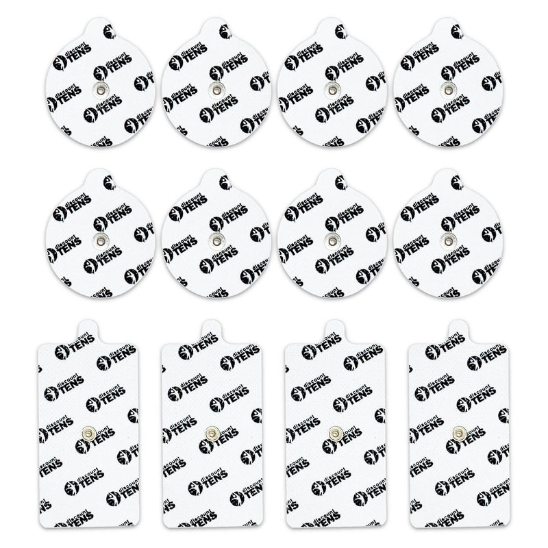 [Australia] - PowerDot 1.0 Compatible Electrodes with Snap Connector. 12 Premium PowerDot 1.0 Compatible Replacement Pads (Version 1 - Snap Connector) Version 1.0 - Snap 