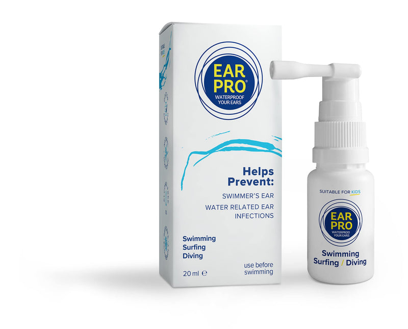 [Australia] - Ear Pro All Natural Swimmer Ear Spray for Kids and Adults - Safe and Easy to Use Ear Protection Spray Helps Prevent Trapped Water, Water Related Ear Problems, and Protect Hearing. 1 Pack - 200 Uses 1 Count (Pack of 1) 