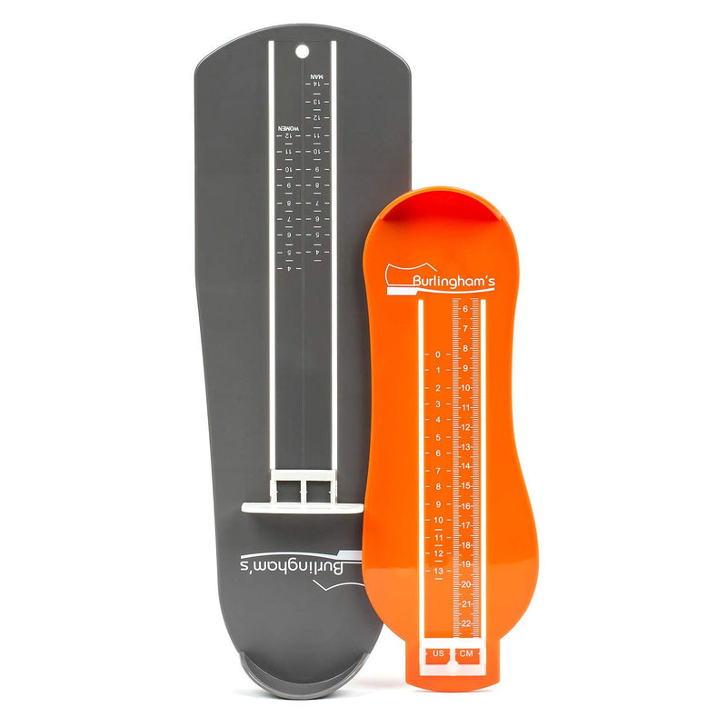 [Australia] - Burlingham's Shoe Size Measuring Devices For Adults and Kids - Accurate, Easy To Use Foot Measuring Device Set - Never Order The Wrong Size Shoes Again With This Shoe Sizer Tool - 2 Pack 