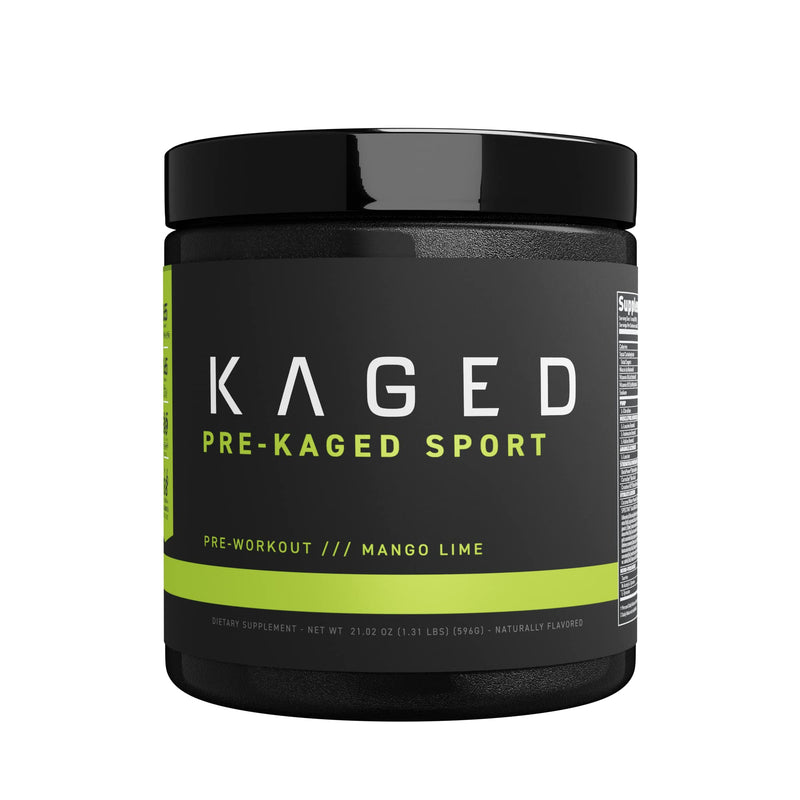 [Australia] - Pre Workout Powder; Kaged Muscle Pre-Kaged Sport Pre Workout for Men and Women, Increase Energy, Focus, Hydration, and Endurance, Organic Caffeine, Plant Based Citrulline, Glacier Grape Mango Lime 