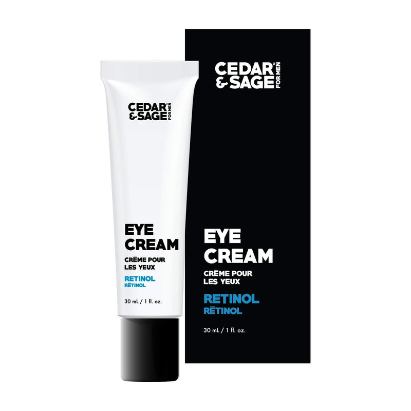[Australia] - Cedar & Sage, Retinol Infused Anti-Aging Eye Cream for Men, 30mL 