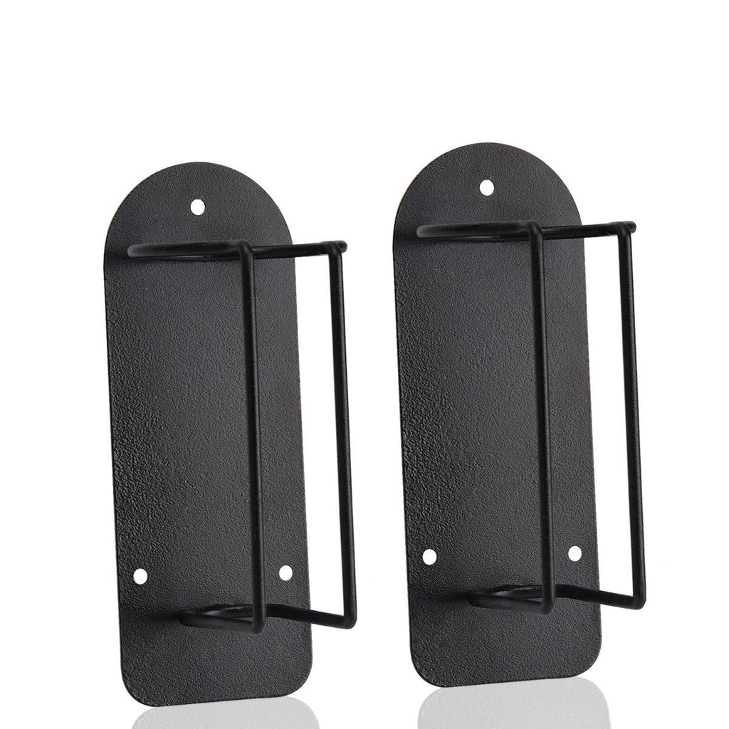 [Australia] - Noverlife 2PCS Electric Clippers Holder for Barber Station, Black Stainless Steel Hair Trimmer Storage Holder Wall Mount for Salon Hairdresser, Desktop Beard Shaver Rack Organizer Tool Black - Single Grid/2PCS 