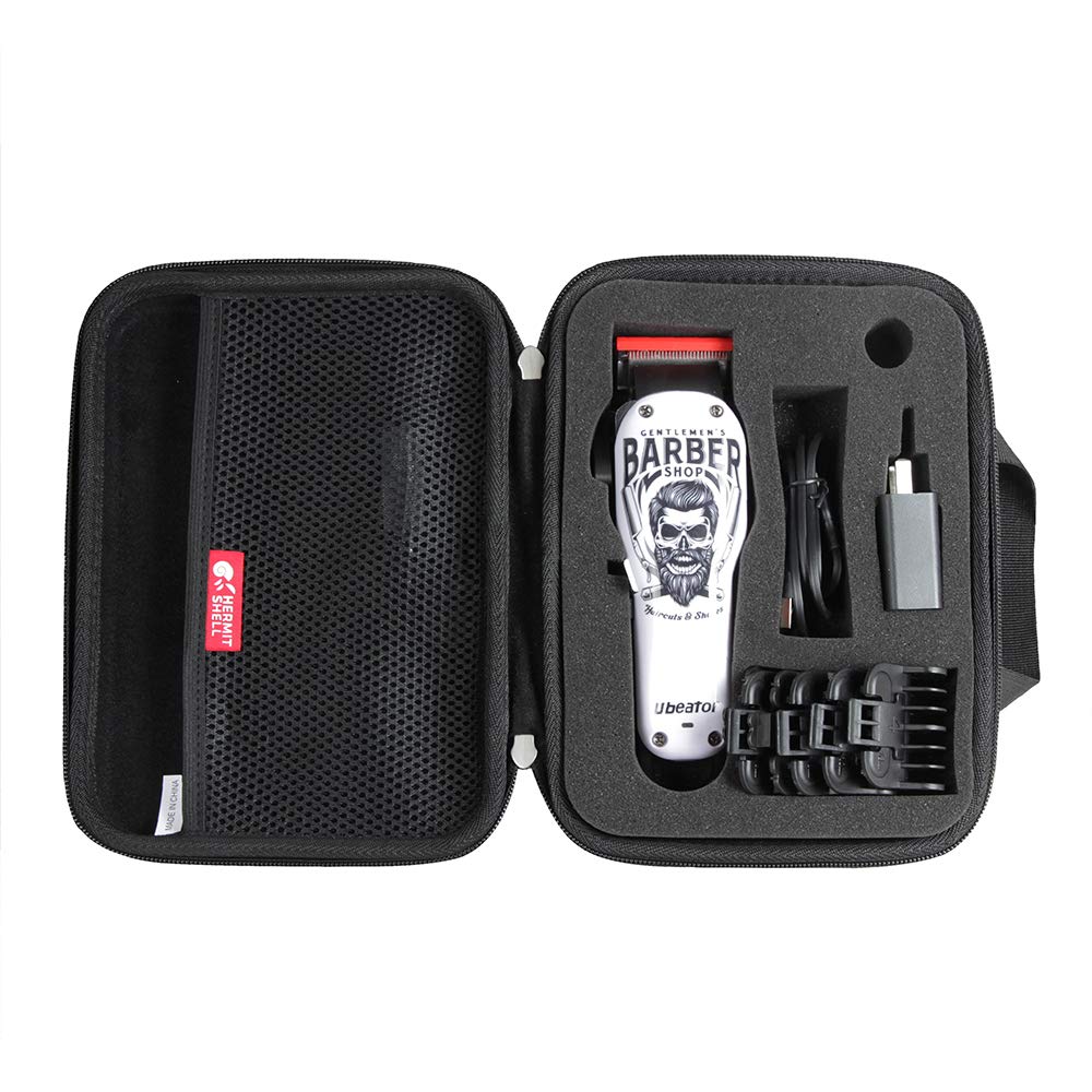 [Australia] - Hermitshell Travel Case for BESTBOMG Updated Version Professional Hair Clippers Cordless Haircut Kit Rechargeable 2000mAh Hair Beard Trimmer 