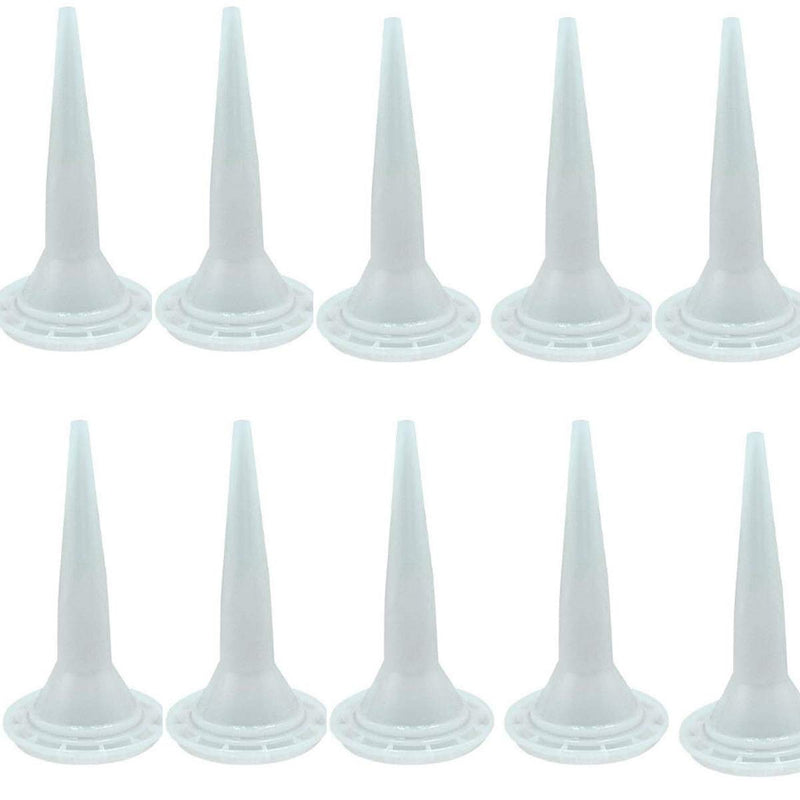 [Australia] - Caulking Nozzle Cones Nozzles for Sausage Caulking Gun, Reusable Caulk Nozzle Applicator, Durable Epoxy Piston Caulk Cap Replacement,10 Pieces 