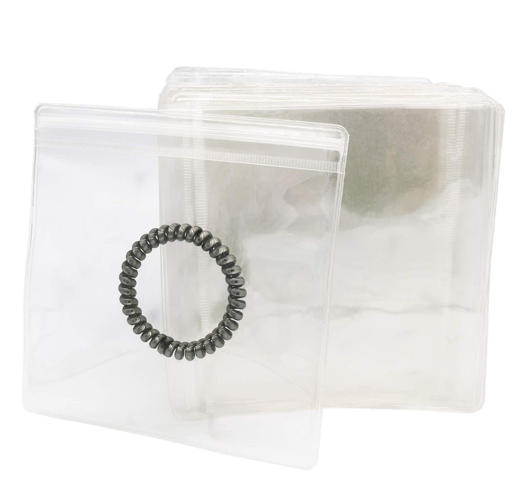 [Australia] - USChoice Jewelry Zipper Bags 30 PSC,Jewelry Anti Oxidation Storage Bags,Resealable Plastic Jewelry Packing Bags (4.4"x4.4") 4.4"x4.4" 