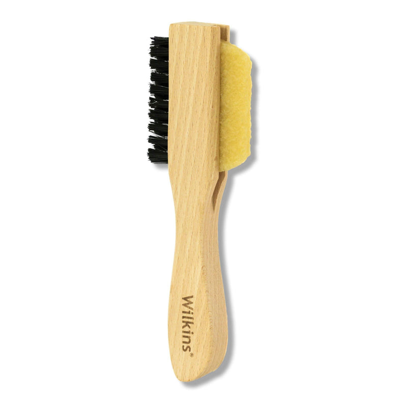 [Australia] - Wilkins Suede Shoe Cleaner Brush - Yellow Rubber Suede Eraser With Soft Bristle Brush For Suede Cleaner And Nubuck Brush 