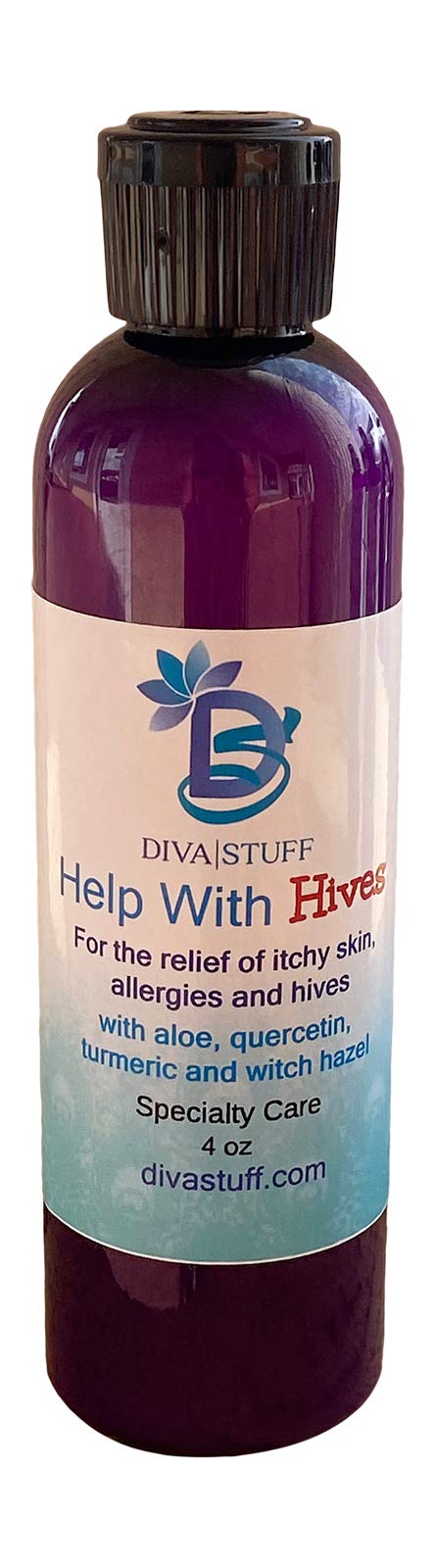 [Australia] - Help with Hives, for The Relief and Prevention of Rashes, Hives, Itchy Skin, Red Itchy Bumps and More. All Natural Ingredients, 4 oz by Diva Stuff 
