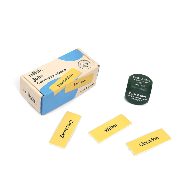 [Australia] - Relish - Dementia & Alzheimer's Activities - Jobs & Careers Conversation Card Game - Games for Seniors & Elderly 