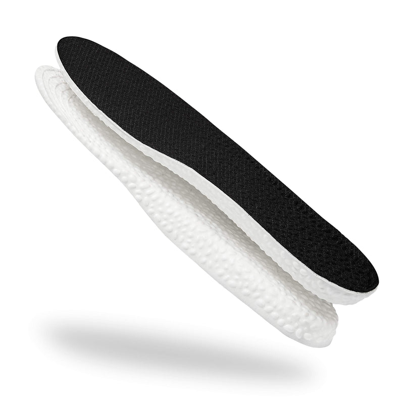 [Australia] - Hefe Luxx Comfort Starter Insoles // All Day Support, Relieve Foot Pain (Midnight Black, US 7-13) Midnight Black 