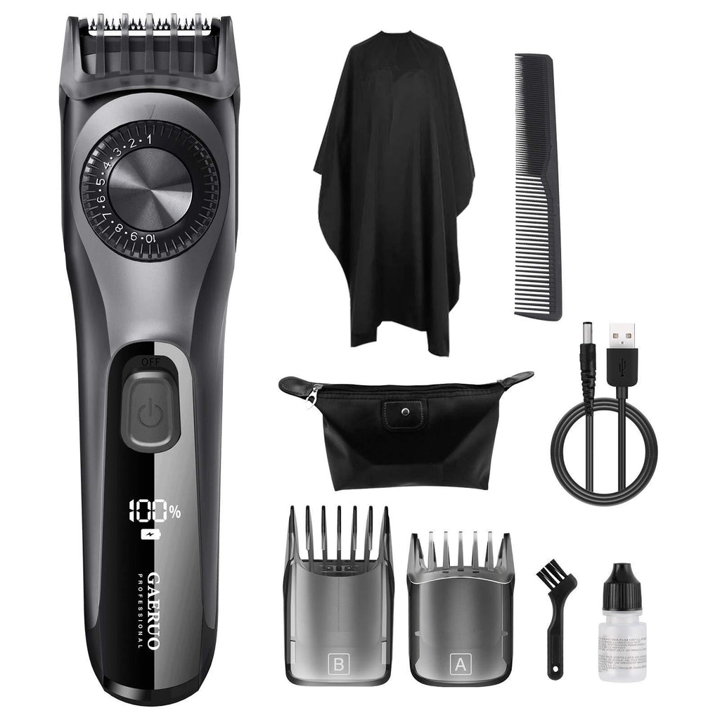 [Australia] - GAERUO All In 1 Adjustable Men's Beard Trimmer & Hair Clippers for Home Cordless 38 Length Settings, Rechargeable Beard &Hair Cutting Kit for Body, Mustache, Hair 
