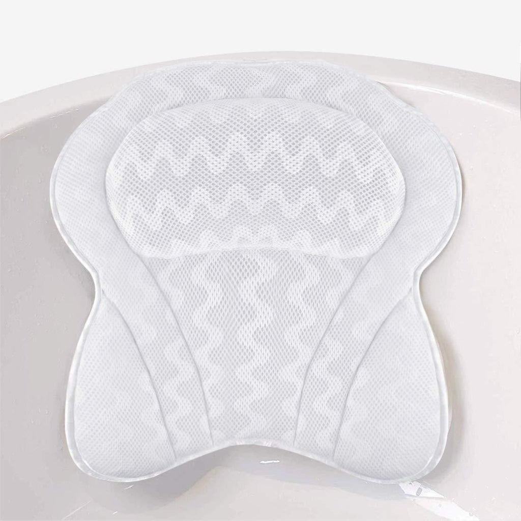 [Australia] - CHRUNONE Bath Pillow, Bathtub Pillow for Neck and Back Support, 3D Air Mesh Breathable Bath Pillows for Hot Tub Jacuzzi Spa 