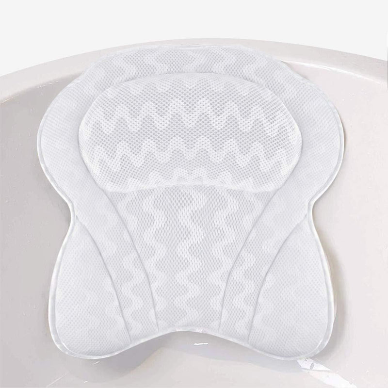 [Australia] - CHRUNONE Bath Pillow, Bathtub Pillow for Neck and Back Support, 3D Air Mesh Breathable Bath Pillows for Hot Tub Jacuzzi Spa 