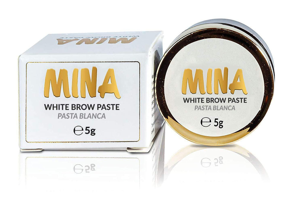 [Australia] - MINA White Brow Paste 5g | Draw Or Sketch The Right Shape Of The Eyebrow | Help To Perfect Your Brow Tinting 