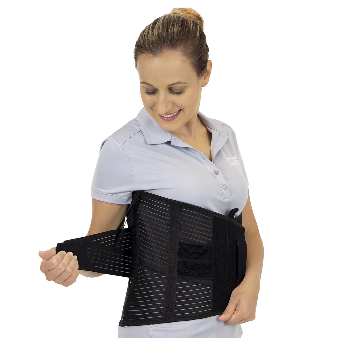 Vive Lower Back Brace for Women & Men with Cross Strap Support - Posture  Corrector Back Support Belt for Herniated Disc, Scoliosis, Sciatica Pain  Relief, & Spine Decompression - Small, Medium, Large 
