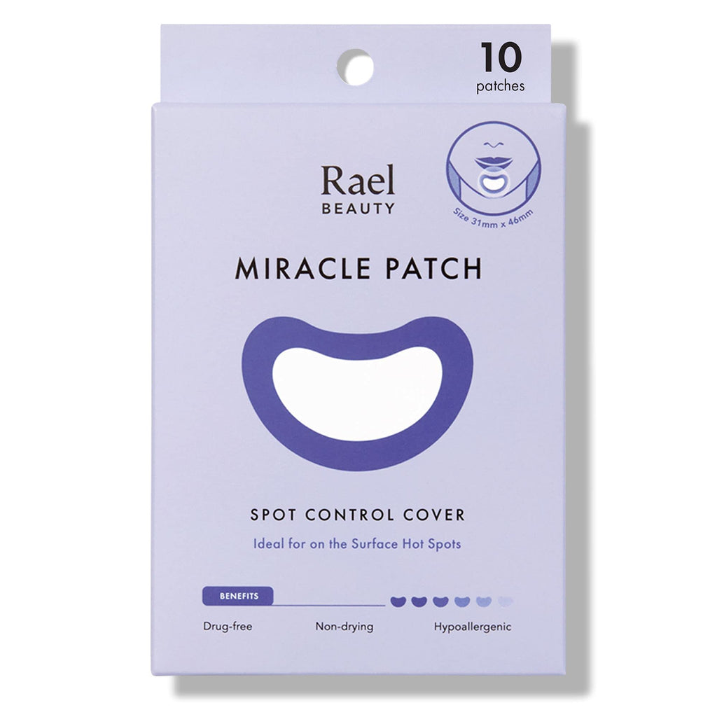 [Australia] - Rael Acne Pimple Healing Patch - Large Spot Control Cover, Long Size, Extra Coverage Acne Patch (10 Count) 