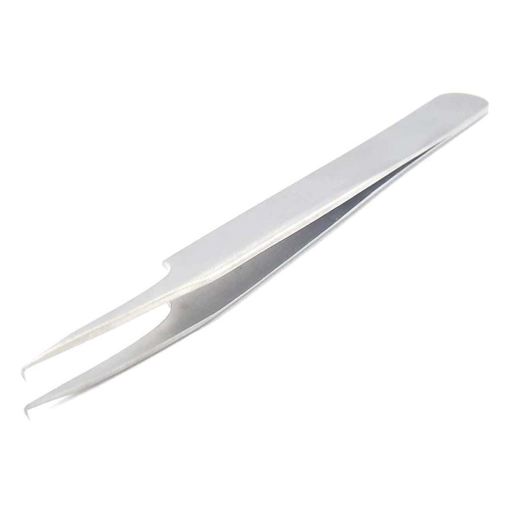 [Australia] - G.S Volume Tweezers Stainless Steel Ultra Rigidity Semi Curved Pro Beauty Eyelash Extension Tool ELT-047 