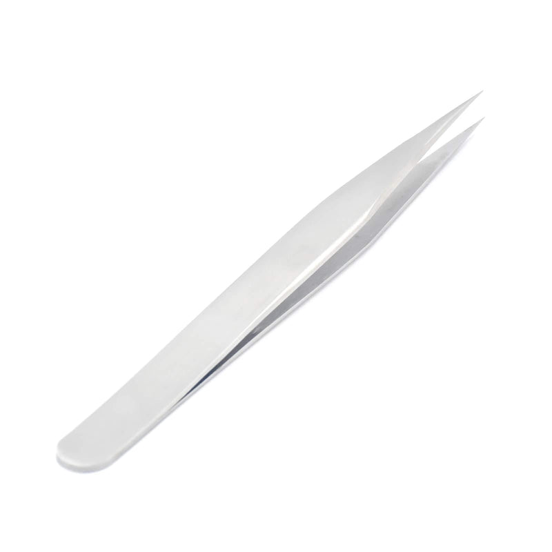 [Australia] - G.S Precision Eyebrow Eyelash Plant Tweezers Hair Remover Nail Beauty Makeup Tool Stainless Steel Pointed Tip ELT 043 