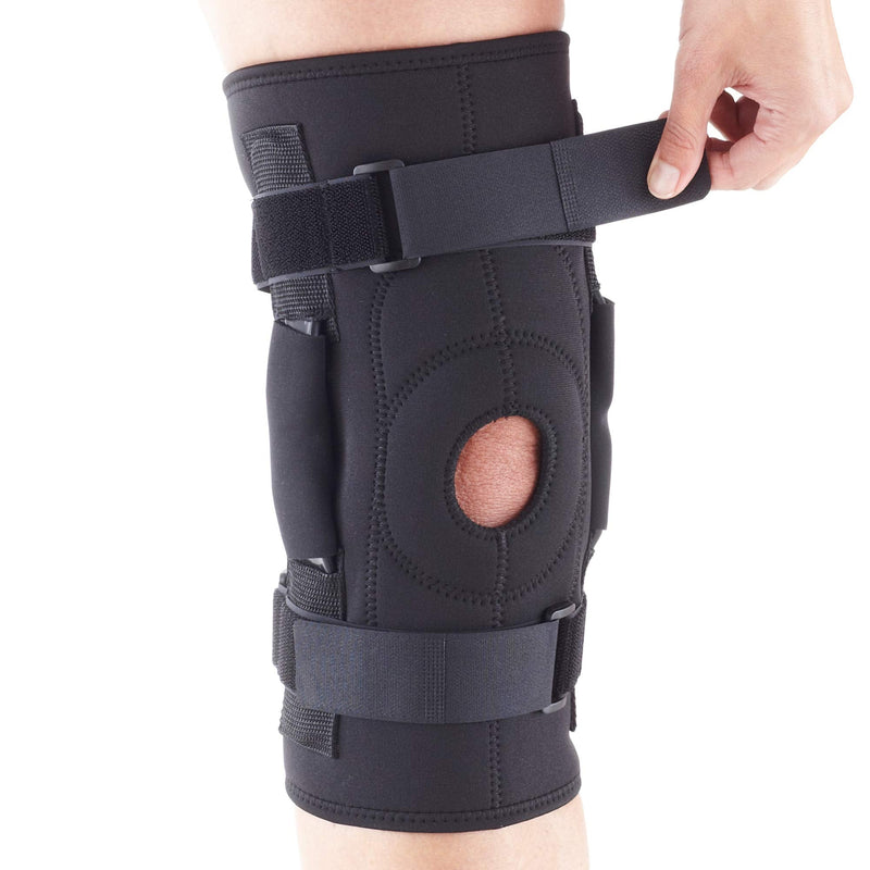 [Australia] - Rite Aid Hinged Knee Brace with Adjustable Straps, One Size Fits All - Pack of 1 | Knee Support for Pain and Stability 